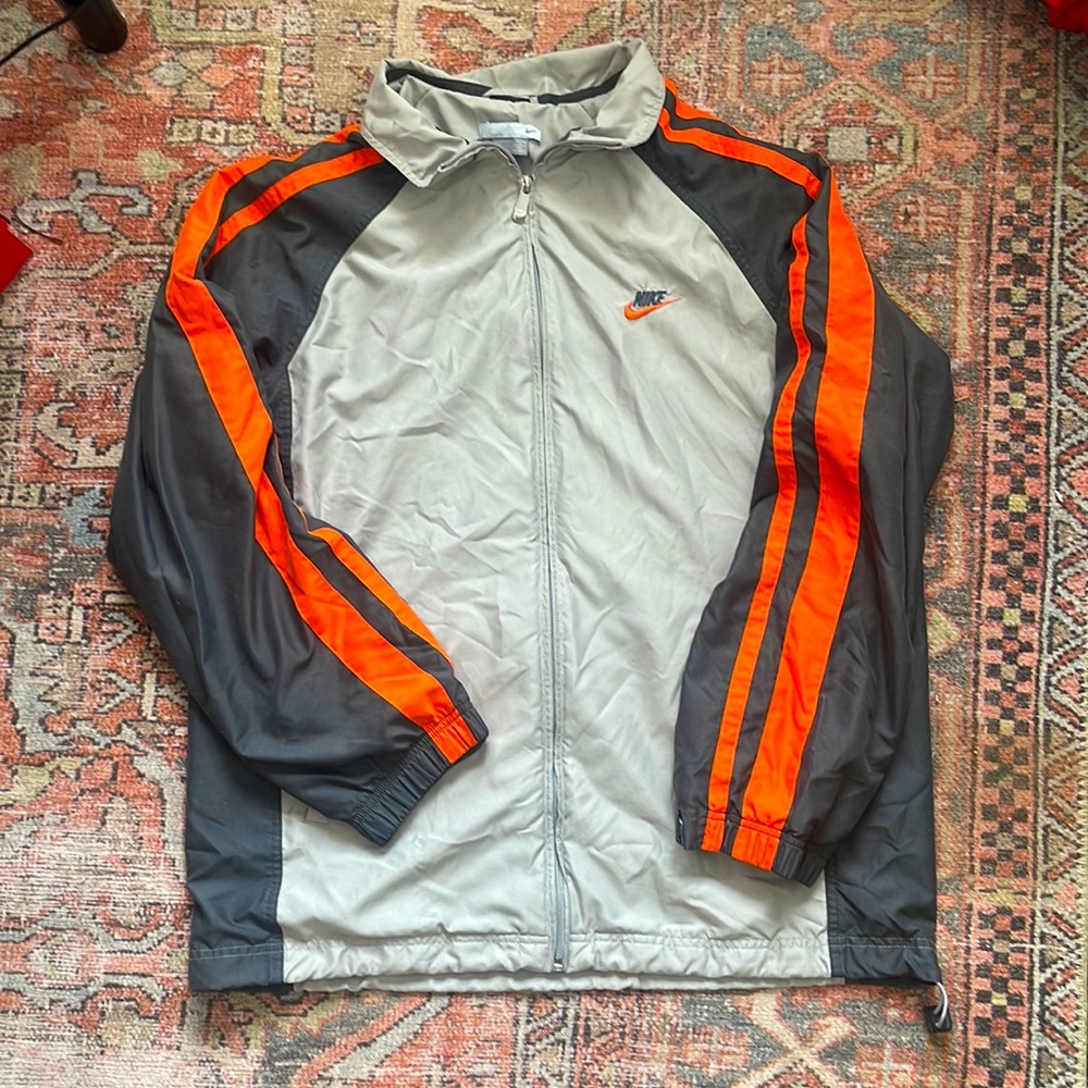 Vintage Mens Nike zip down windbreaker size Large